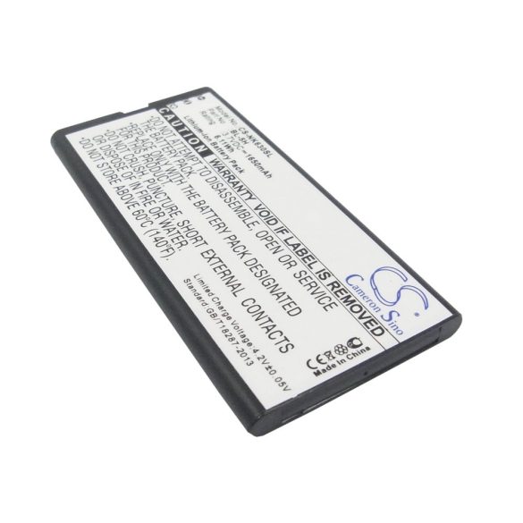 Microsoft BL-5H 3.7V 1650mAh utángyártott akku Li-ion