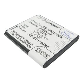   Samsung EB-BC115BBC,  EB-BC115BBE, EB-BC115BBE 3.8V 2400mAh utángyártott akku Li-ion