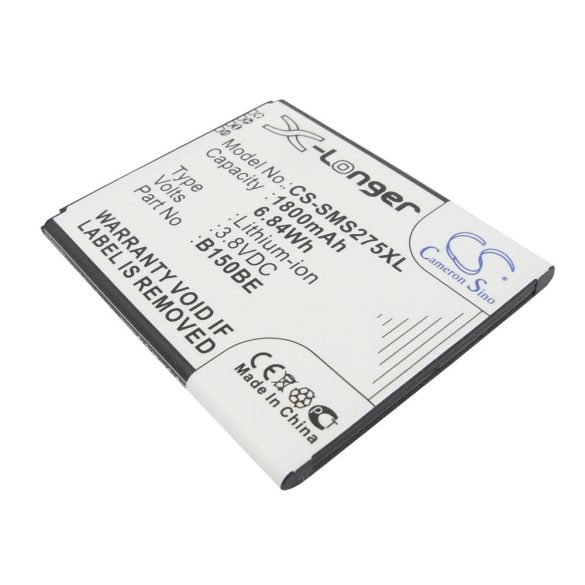 Samsung B105BC,  B105BE,  B105BK 3.8V 1800mAh utángyártott akku Li-ion