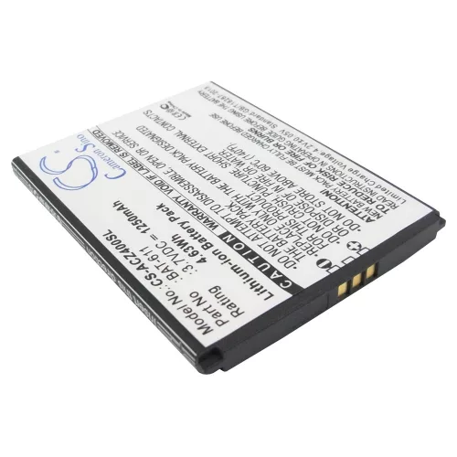 Acer KT.0010B.006, BAT-611,  KT.0010B.006 3.7V 1250mAh utángyártott akku Li-ion