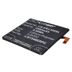   Sony Ericsson LIS1546ERPC 3.8V 2500mAh utángyártott akku Li-Polymer