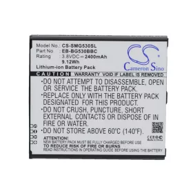   Samsung BG530CBU,  EB-BG530BBC,  EB-BG530BBE 3.8V 2400mAh utángyártott akku Li-ion