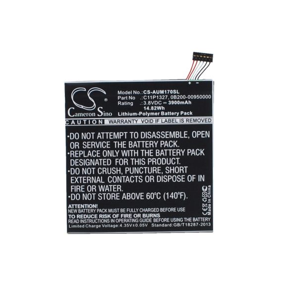 Asus C11P1327, 0B200-00950000,  C11P1327 3.8V 3900mAh utángyártott akku Li-Polymer