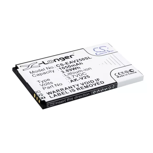 Emporia AK-V25,  AK-V25 (V2.0), AK-V25 (V2.0) 3.7V 1050mAh utángyártott akku Li-ion