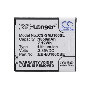   Samsung EB-BJ100CBE, EB-BJ100CBZ, EB-BJ100BCE 3.85V 1850mAh utángyártott akku Li-ion
