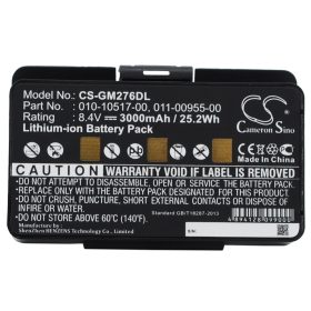   Garmin 011-00955-00, 010-10517-01, 010-10517-00 8.4V 3000mAh utángyártott akku Li-ion