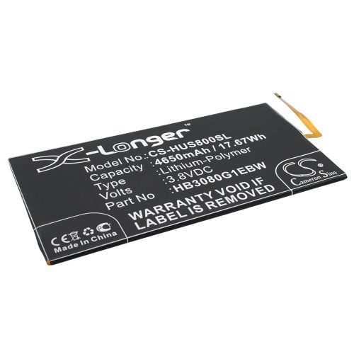 Huawei HB3080G1EBW, HB3080G1EBC,  HB3080G1EBW 3.8V 4650mAh utángyártott akku Li-Polymer