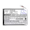 VeriFone 1ICP45/42/61 3,7V 1300mAh utángyártott RealPower Li-Polymer akku