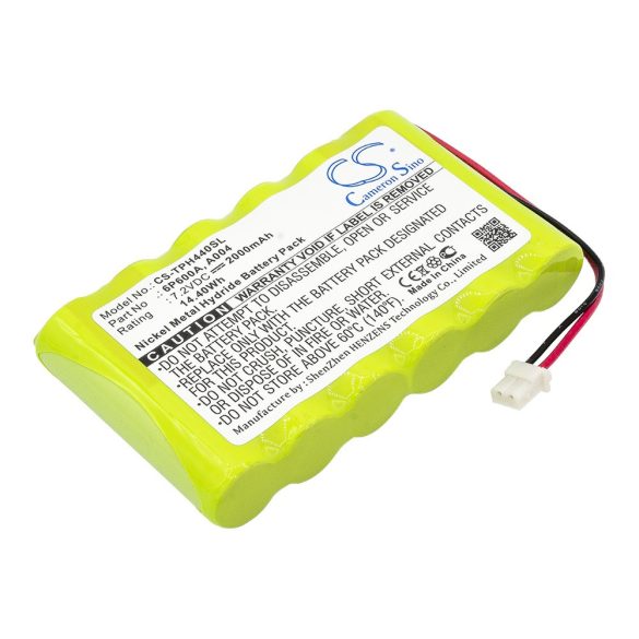 TPI  A004, 6P600A 7,2V 2000mAh utángyártott RealPower Ni-MH akku