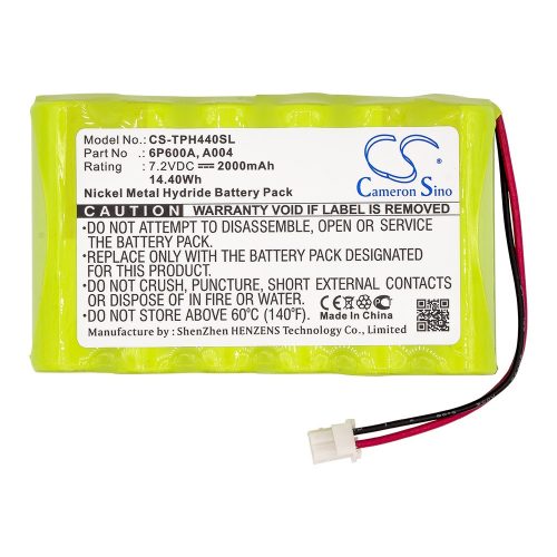TPI  A004, 6P600A 7,2V 2000mAh utángyártott RealPower Ni-MH akku