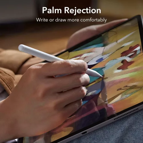 ESR Geo Digital+ Stylus Pen aktív toll rajzoláshoz, jegyzethez, Apple iPad-hez - fehér