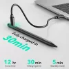 ESR Geo Digital Stylus Pen aktív toll rajzoláshoz, jegyzethez, Apple iPad-hez - fekete