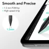 ESR Geo Digital Stylus Pen aktív toll rajzoláshoz, jegyzethez, Apple iPad-hez - fekete