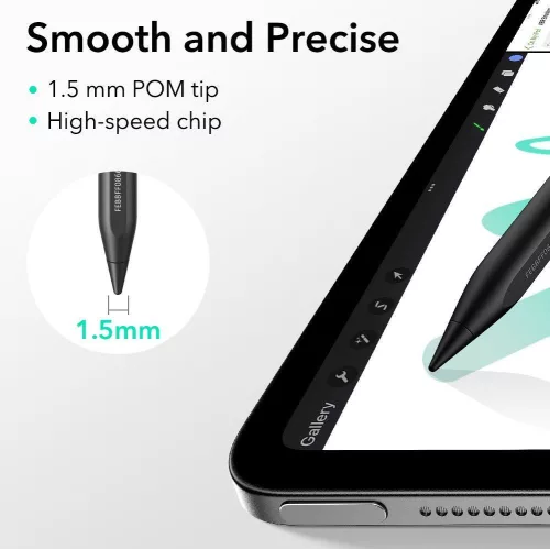 ESR Geo Digital Stylus Pen aktív toll rajzoláshoz, jegyzethez, Apple iPad-hez - fekete