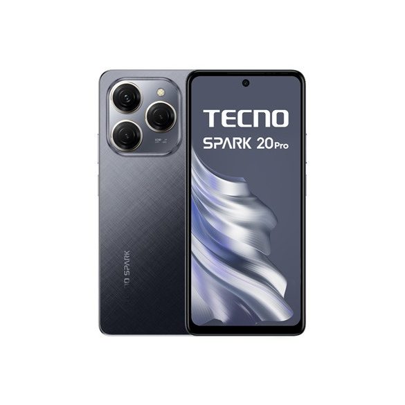 Tecno SPARK 20 PRO 8/256 MOONLIT BLACK mobiltelefon