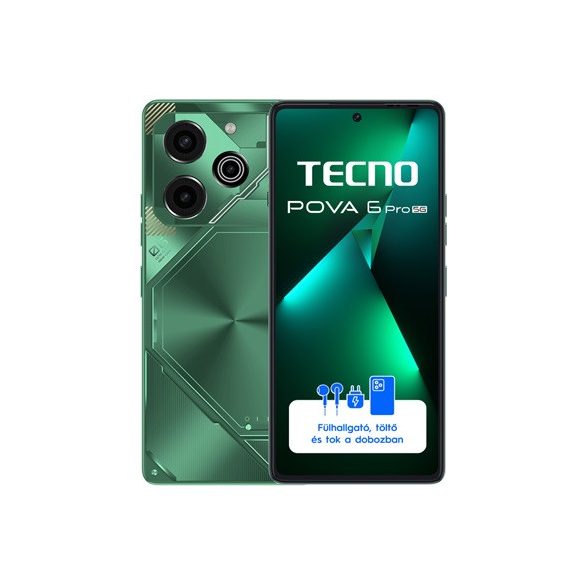 Tecno POVA 6 PRO 5G 12/256 COMET GREEN mobiltelefon