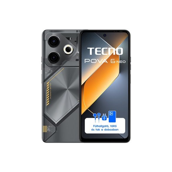 Tecno POVA 6 NEO 8/256 SPEED BLACK mobiltelefon