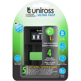   Uniross UCU005 ULTRA processzoros gyorstöltő LCD AA/AAA védelemmel