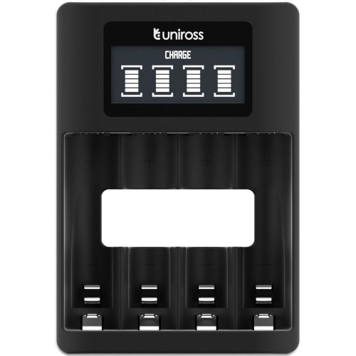 Uniross UCU005 ULTRA processzoros gyorstöltő LCD AA/AAA védelemmel