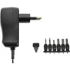 Uniross univerzális adapter 3- 12V, 6 féle csatlakozó, 600mA, 7,2W, EU