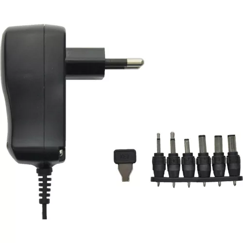 Uniross univerzális adapter 3- 12V, 6 féle csatlakozó, 600mA, 7,2W, EU