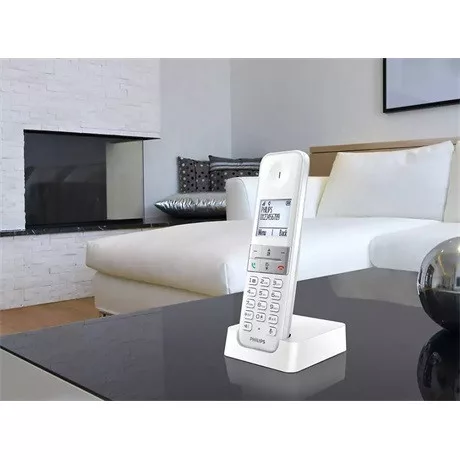 Philips D4701W/53 dect telefon fehér 500mah