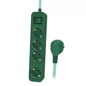   Philips CHP2147G/58 hosszabító 4 aljzat, kapcsolóval,1,5m,gyermekvédelemmel ,különleges kialakítás x-mass / karácsonyi / zöld színnel