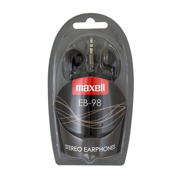 Maxell Maxell EB-98 fülhallgató - 3,5 mm jack - 120 cm - fekete (52040BK)