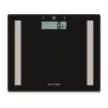 Salter 9113BK3R személymérleg testelemző, fekete, 150kg