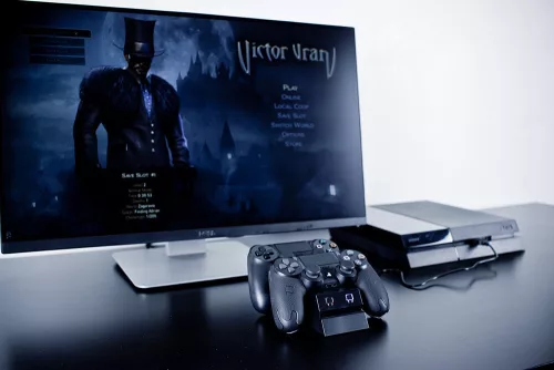 Venom VS2732 PS4 fekete dupla töltőállomás