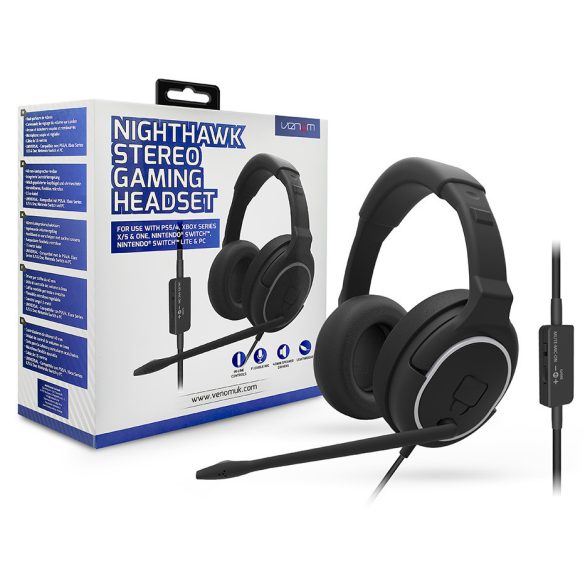 Venom VS2855 Nighthawk Gaming stereo headset