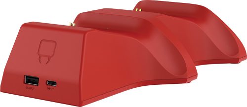 Venom VS2879 Xbox Series S/X n One piros dupla töltőállomás + 2 db akkumulátor