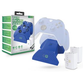   Venom VS2888 Xbox Series S/X n One kék dupla töltőállomás + 2 db akkumulátor