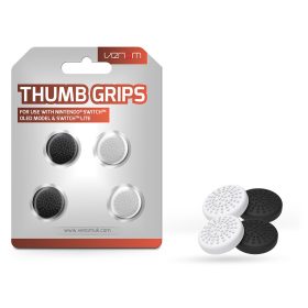   Venom VS4930 Thumb Grips (4x) Nintendo Switch-hez - fekete és fehér
