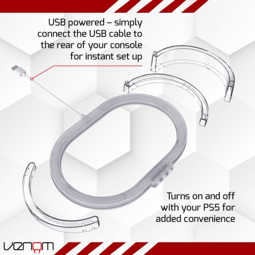 Venom VS5024 Playstation 5 Slim fekvő LED állvány