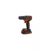 Black And Decker BDCDC18BAFC-QW fúró/csavarozó 2 akku + 80 tartozék + koffer