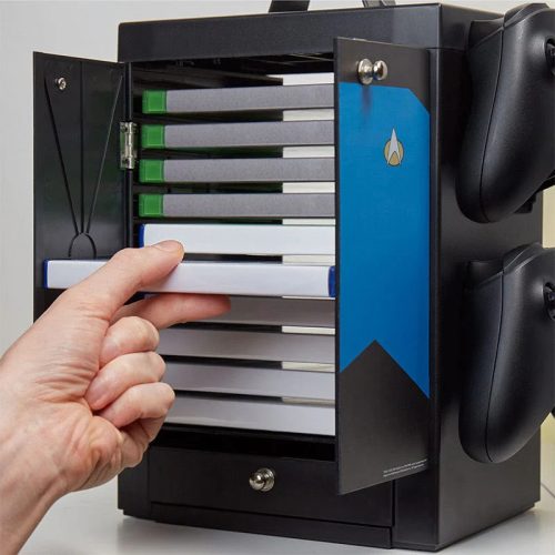 Numskull Star Trek kék játéktartó szekrényes állvány