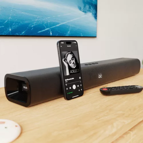 Majority Hangszóró Soundbar - Naga 60 (120W, Bluetooth 5.0, HDMI ARC, AUX, USB, Optikai, Távírányító)