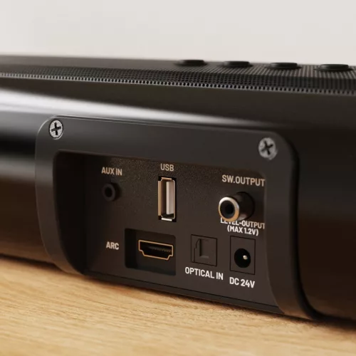 Majority Hangszóró Soundbar - Naga 60 (120W, Bluetooth 5.0, HDMI ARC, AUX, USB, Optikai, Távírányító)