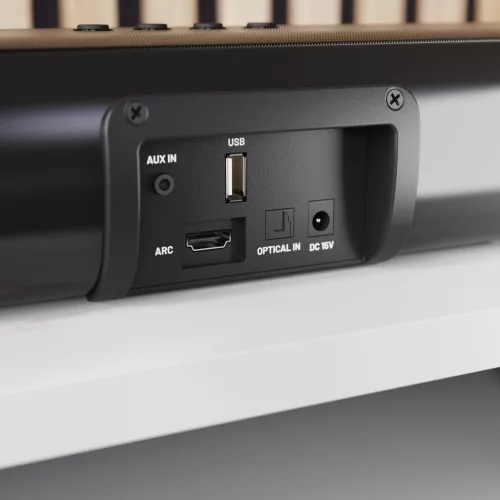 Majority Hangszóró Soundbar - Naga 40 Plus (200W, Bluetooth 5.0, HDMI ARC, AUX, USB, Optikai, Távírányító, Mélynyomó)