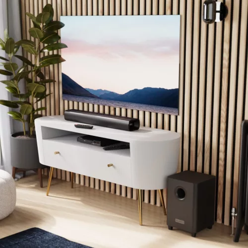 Majority Hangszóró Soundbar - Naga 60 Plus (300W, Bluetooth 5.0, HDMI ARC, AUX, USB, Optikai, Távírányító, Mélynyomó)