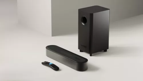 Majority Hangszóró Soundbar - Bowfell Axis 2.1 Dolby (140W, BT 5.0, HDMI ARC, AUX, USB, Optikai, Távírányító, Mélynyomó)