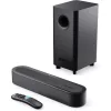 Majority Hangszóró Soundbar - Bowfell Axis 2.1 Atmos (200W, BT 5.0, HDMI ARC, AUX, USB, Optikai, Távírányító, Mélynyomó)