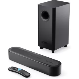   Majority Hangszóró Soundbar - Bowfell Axis 2.1 Atmos (200W, BT 5.0, HDMI ARC, AUX, USB, Optikai, Távírányító, Mélynyomó)