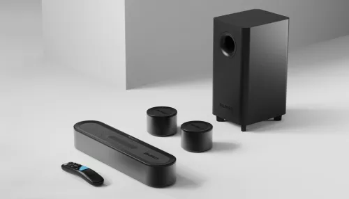 Majority Hangszóró Soundbar - Bowfell Halo 5.1 Atmos (300W, BT 5.3, HDMI ARC, AUX, USB, Optikai, Távírányító, Mélynyomó)