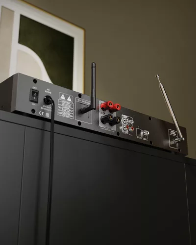 Majority Internet rádió - Fitzwilliam Connect AMP CD (2x100W erősítő, BT, DAB+/FM, internet rádió, CD, Spotify, Távírá.)