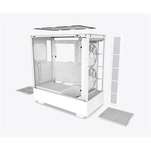 NZXT Midi - H5 Elite Edition - Matt fehér - CC-H51EW-01