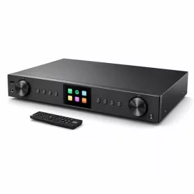   Majority Internet rádió - Fitzwilliam 2 Fekete (Digitális Hi-Fi rádió (Internet, DAB/DAB+, FM), Bluetooth, Távírányító)