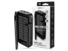 Univerzális hordozható, asztali akkumulátor töltő - Boompods Neutron Solar-Fold Power Bank - 2xUSB + Type-C + PD + QC3.0 - 16.000 mAh - fekete
