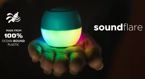 Boompods vezeték nélküli bluetooth hangszóró - Boompods Soundflare Ocean - lime zöld